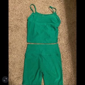 NWOT Beyond Yoga Spacedye Tank and Short Set 1X/XL